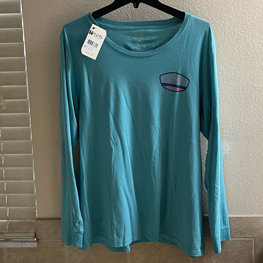 Salt Life Teal Long Sleeve Shirt